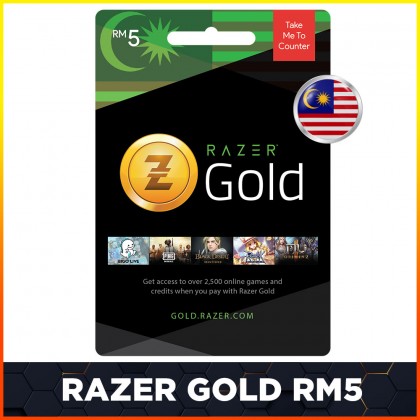 Razer Gold RM5 / RM10 / RM20 / RM50 / RM100 - Malaysia